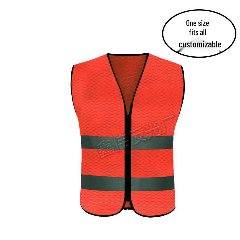 High-Visibility Reflective Safety Vest for Traffic and Construction Workers