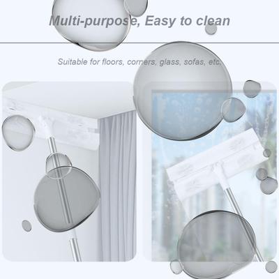360 Degree Rotation Cleaning Scraper Cleaning Mop Sweeper Floor Cleaner Mop for Hardwood Laminate Tile Floor Cleaning