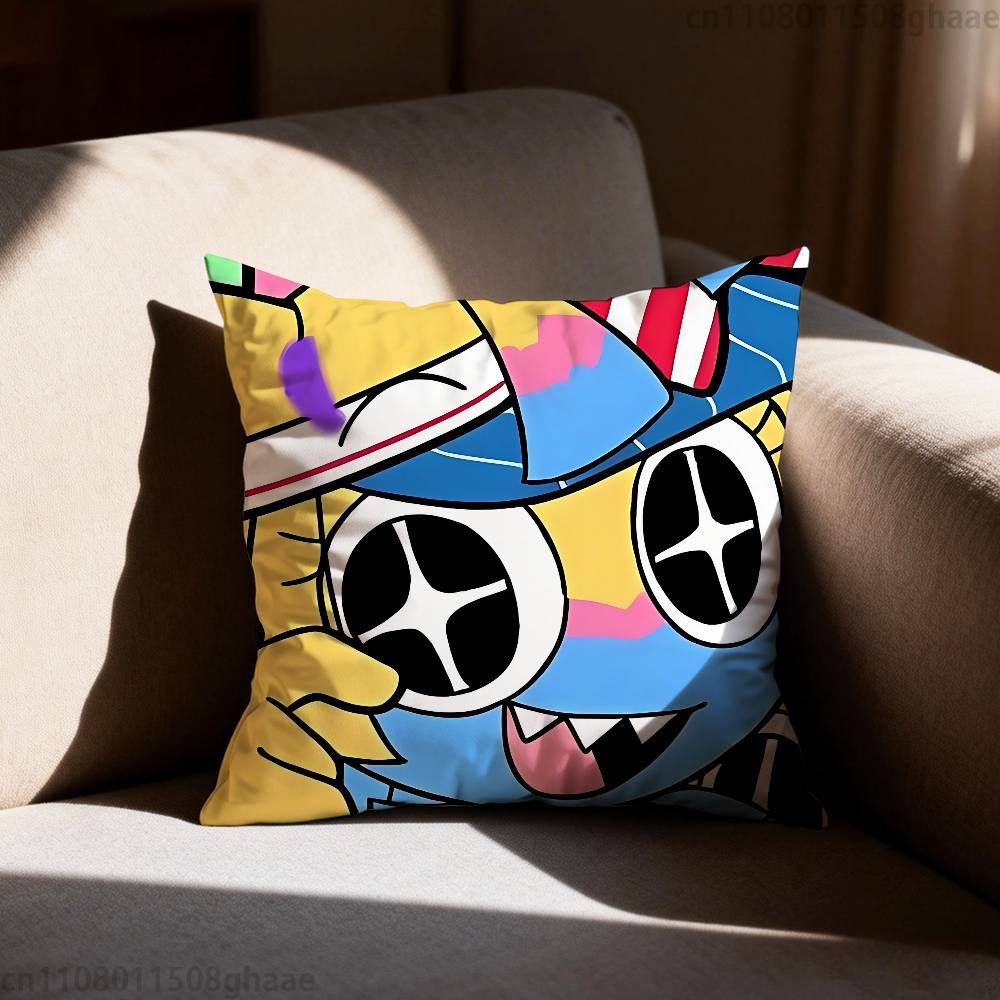 Y-Yatta Anime Kuddfodral Soffa Vardagsrum Sovrum Sänggavel Ryggstöd Kudde Fyrkantig Kudde Vilotid