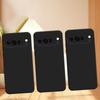Matte Silicone Soft Case for Google Pixel 10 9 Pro Xl 8 8A 9A 10A Pixel 6 6A 7A 7 Pro Solid Black Frosted Shockproof Back Cover