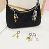 Acrylic Mushroom Keychain Sturdy Beads Dopamine Aesthetic Unisex Fashion Key Holder