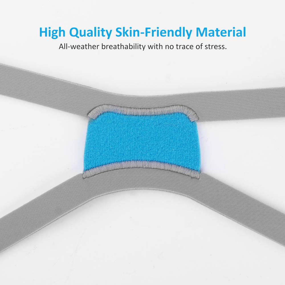 Replacement CPAP Headgear Strap Adjustable Headand for F30/F30i/F40 Full Face Mask - Comfortable, Breathable Fabric Headband