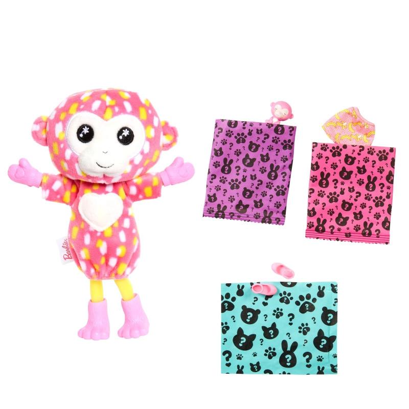 BARBIE Cutie Reveal Doll Chelsea MONKEY Jungle MATTEL