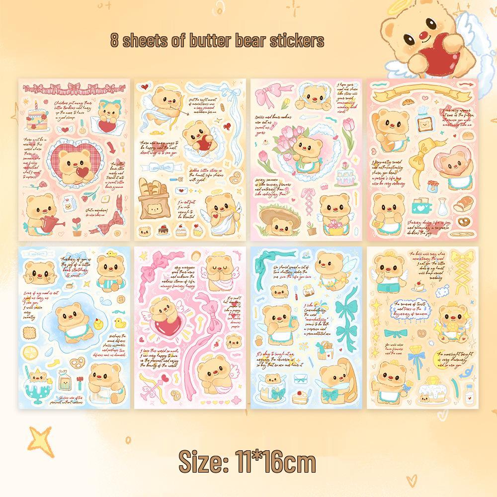 DIY Cute Animal Illustration Stickers for Phone Case - Thousand Layer Collection