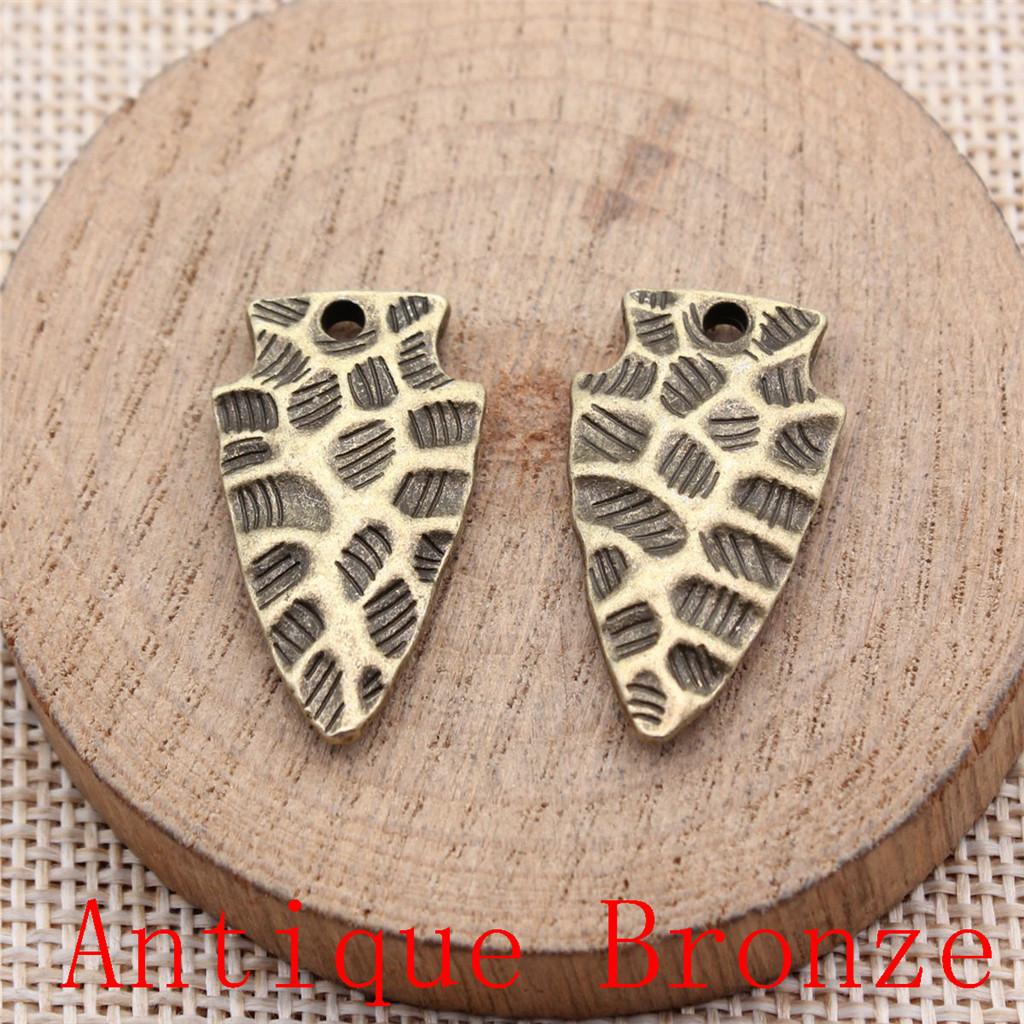 Bow Arrow Shaped Charms Pendant For Bracelet Necklace Jewelry Making Craft Findings