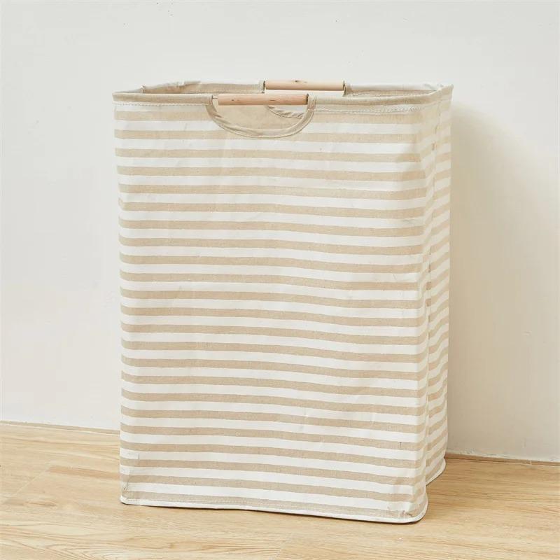 Large Capacity Laundry Storage Dirty Clothes Storage Basket with Handle Hamper Collapsible Laundry Basket Bathroom Accessories