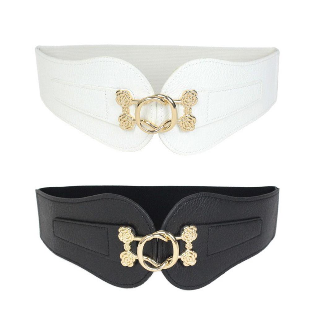 Women Formal Event Wide Waist Belt Elegant Elastic Corset Universal Waist Belt Women Dress Shirt Wide Waist Corset