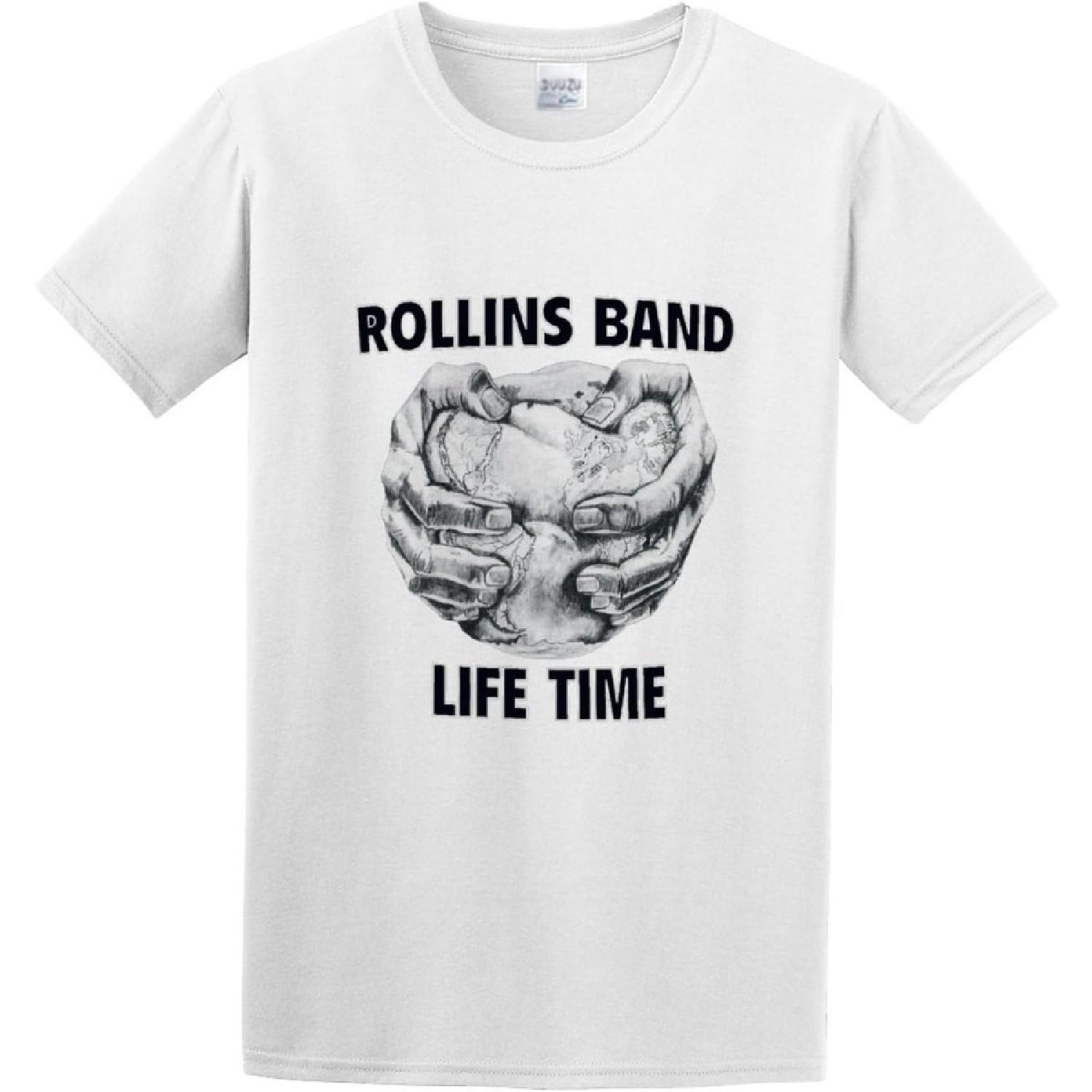 SPECIRL Fashion Men s T-Shirt Rollins Band Life Time Rock Rock Band White XXXXXL белый