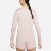 Nike Running Quick-Dry Long Sleeve T-Shirt Women Tops Pink CU3278-601