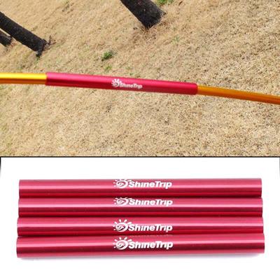 4pcs aluminum alloy tent pole repair tube single rod mending pipe accessories YJ
