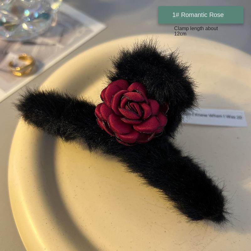 Bow Hairpin Low Ball Hair Accessories Women's Head High Sense Large Grip Clip New Clip Headdress