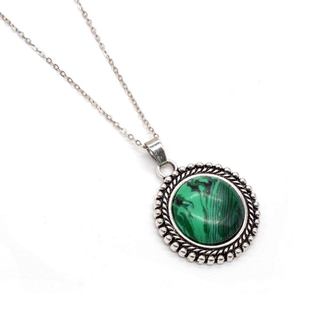JOYA GIFT Valentine's Day Gifts Chinese Classical Natural Gemstone Women's Necklace Pendant, Aristocratic Lady's Elegant Pendant