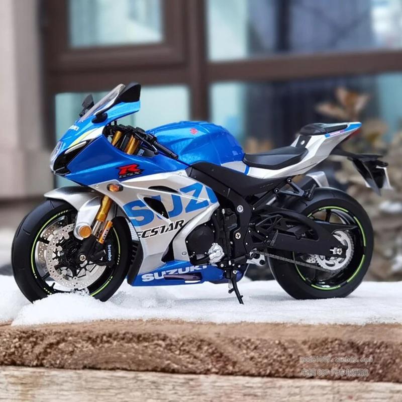 1/12 Scale Suzuki GSX-R1000R Alloy Racing Motorcycle Model Diecast Street Cross-Country Motorcycle Model High Simulation