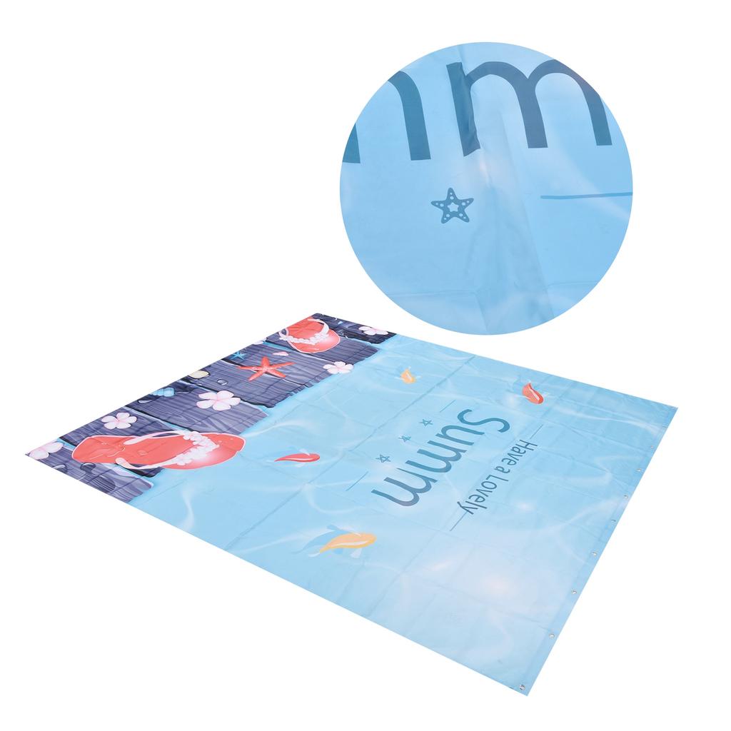 Summer Cool Curtain with Hook Waterproof Shower Curtain for Bathroom Home Bathtub180x200cm