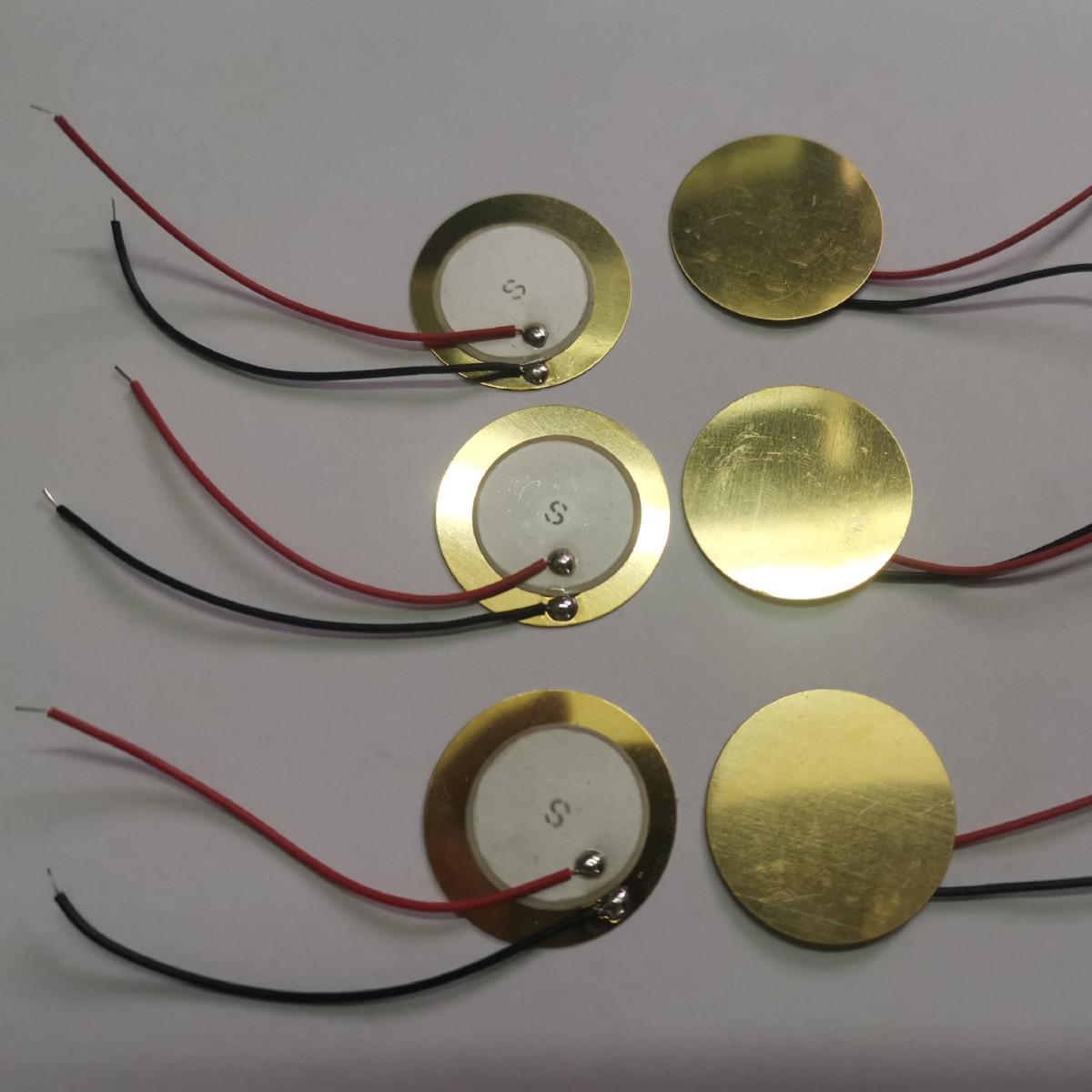 

27MM Diameter Thin Solder Wire with 100MM Buzzer Element Piezoelectric Ceramic