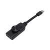 USB Sound Card 7.1 Surround Sound Adapter External Stereo Audio Jack Converter with Volume Control Mic Mute for PC