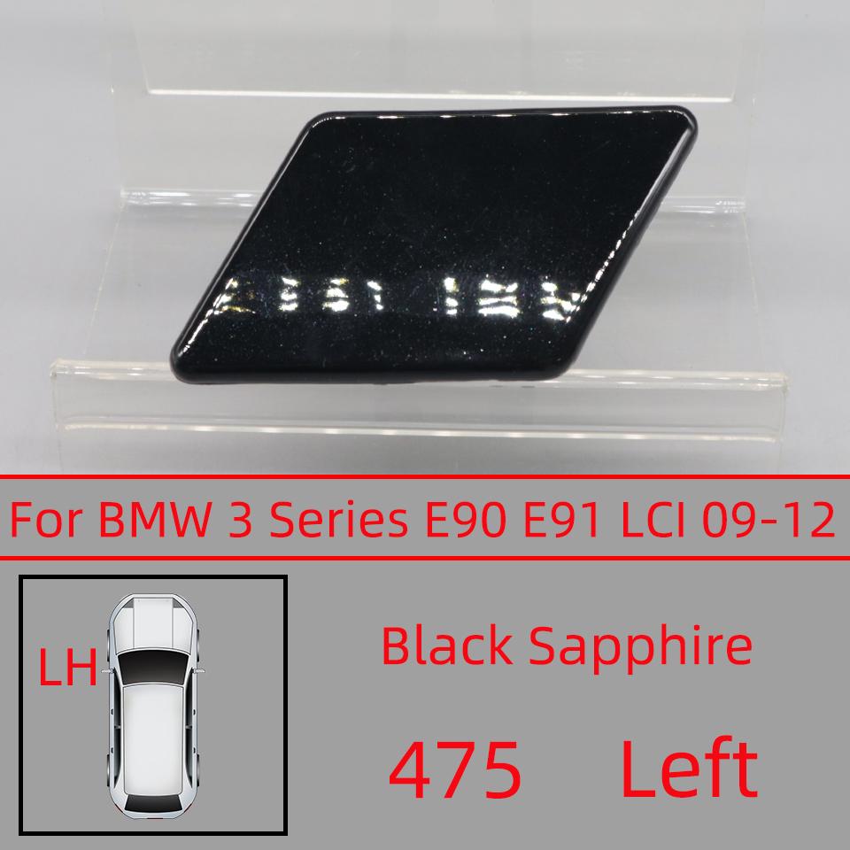 Headlight Washer Nozzle Cover For BMW 320 325 328 330 335 E90 E91 LCI 2009-2012 Sprayer Lid Cap Painted Washer Jet Cover Cap