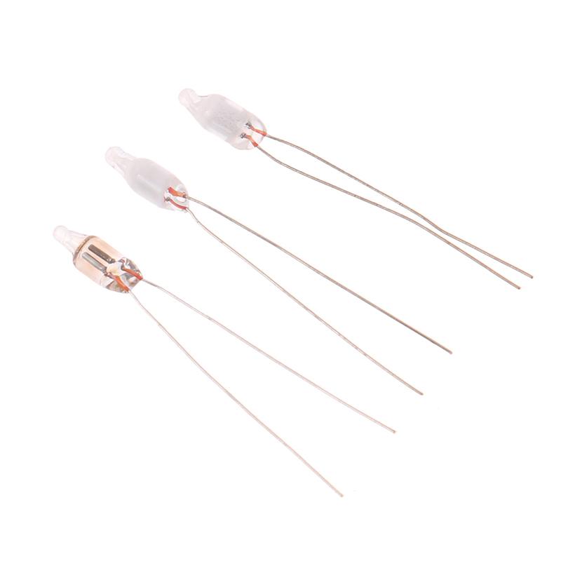 60 Piezas Rojo Verde Azul Rojo Bombilla de Neón Luz Indicadora Bombilla Miniatura Estándar