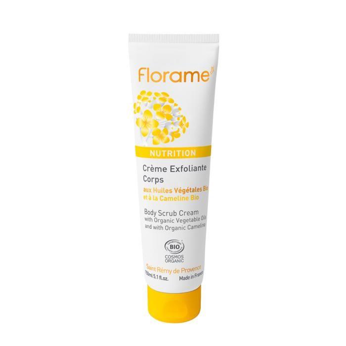 Crème Exfoliante Corps aux huiles végétales et à la Cameline BIO - Nutrition - Florame