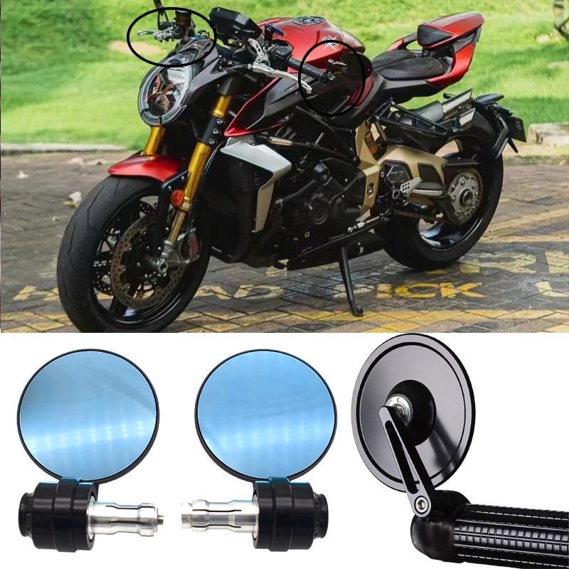 MV Agusta F3 800/RC Retro Handlebar Plugs & Mirrors