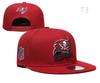 Nfl New Embroidered Buckle Cap Flat Edge American Football Team Cap Pirate Hat Visor Sa Baseball Cap