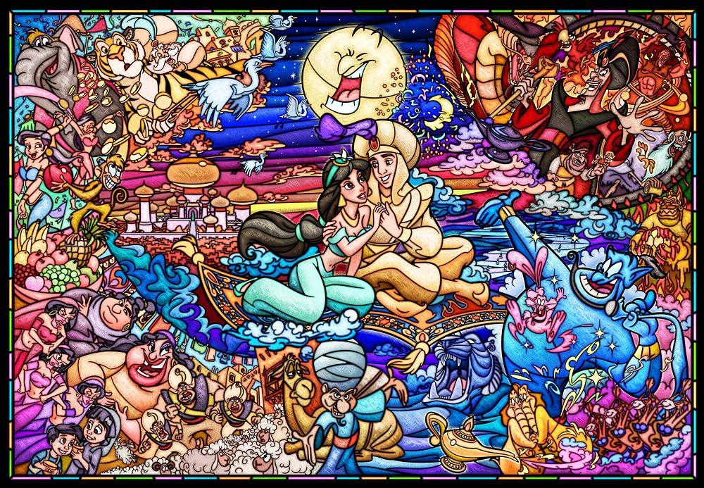 Tenyo 1000 Piece Jigsaw Puzzle Aladdin Moonlight Romance (51x73.5cm)