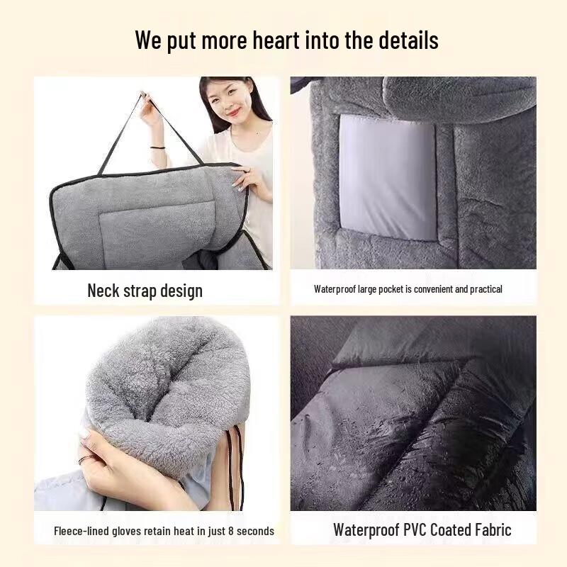 Elektroroller Verdickte Samtgefütterte Winddichte Beinabdeckung