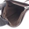 Used FENDI Zucchino Shoulder Bag Canvas Leather Brown Beige Used Women