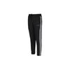 Adidas Retro Sports Running Training Knit Slim Fit Pants Women Pants Black White DS8732