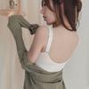 U-shaped Beautiful Back Suspender Seamless Vest Women Gathered Anti-sagging Sports Bra Thin Breathable