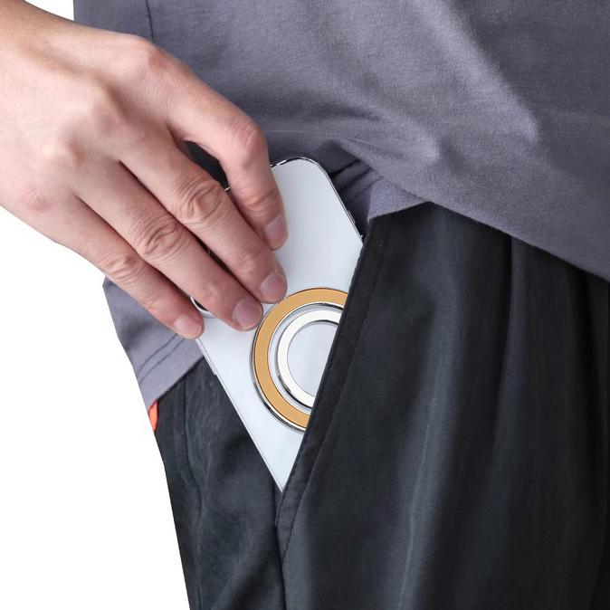 Colorful Magnetic Ring Buckle Car Mount & Desktop Phone Case Accessory