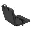 Outdoor Foldable Chair with Backrest Soft Sponge Cushion Back Chair for Stadium and Beach Black