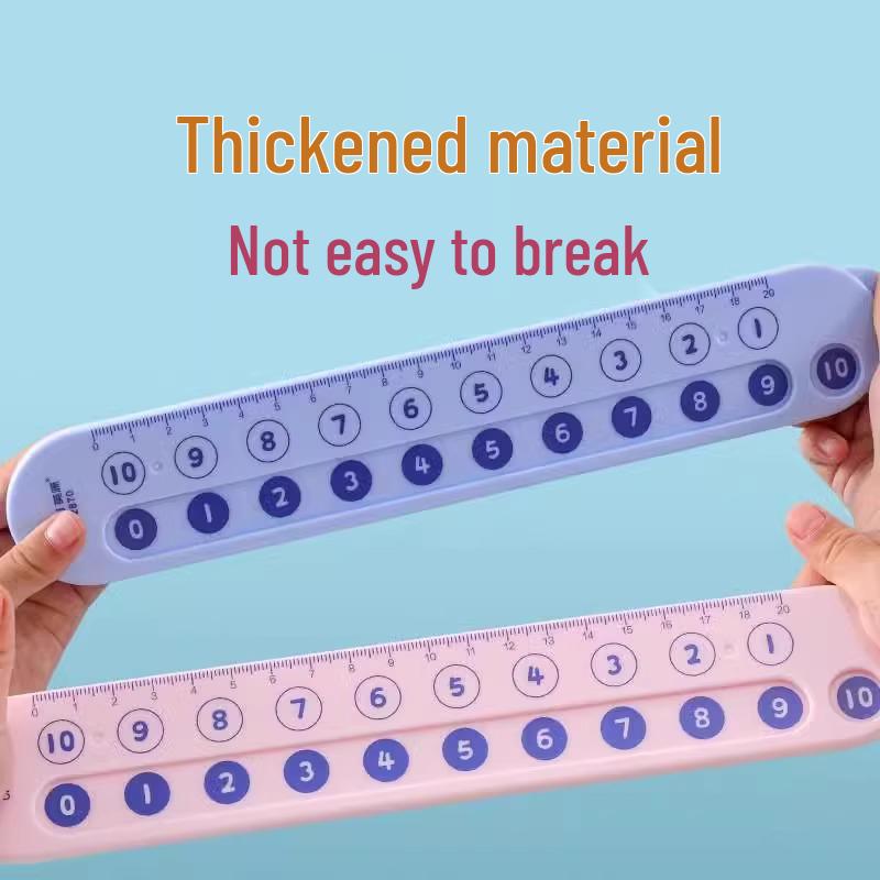 Elementary Math Ruler: 20cm Addition & Subtraction, Ages 5-7