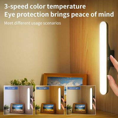 LED Desk Lamps Magnetic Hanging USB Rechargeable Table Lamp Reading Makeup Light Dimmable Cabinet Closet Wardrobe Night Light