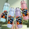 1PC Monster Truck Off Road Vehicle Print 750ml Color Plastic Sports Water Bottle Leakproof Flip Straw Lid Suitable for Sports Office Home Use
