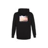 PUMA Puma Logo Letter Print Drawstring Hoodie Unisex Black