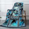 Dolphin Customize Your Name Blanket Warm Comfortable And Soft Blankets Are Suitable For Home Lunch Break Blanket Office Sofa Sofa Gift To Relatives