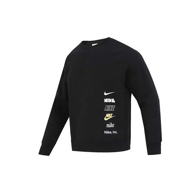 Nike Club Fleece+ Brushed-Back Crew Men s DX0782-010 L