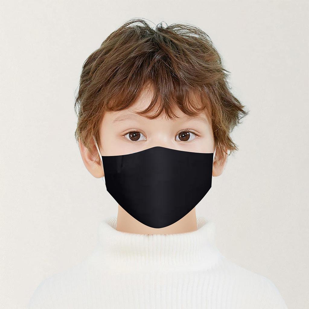 Kids Cloth Face Mask Washable Reusable Cute Children Face Masks Adjustable 3 Ply Face Cover For Girls Boys Pack Of 8