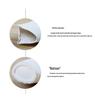 Nordic White Unglazed Ceramic Vase - Decorative Fake Flower Holder for Home and Living Room