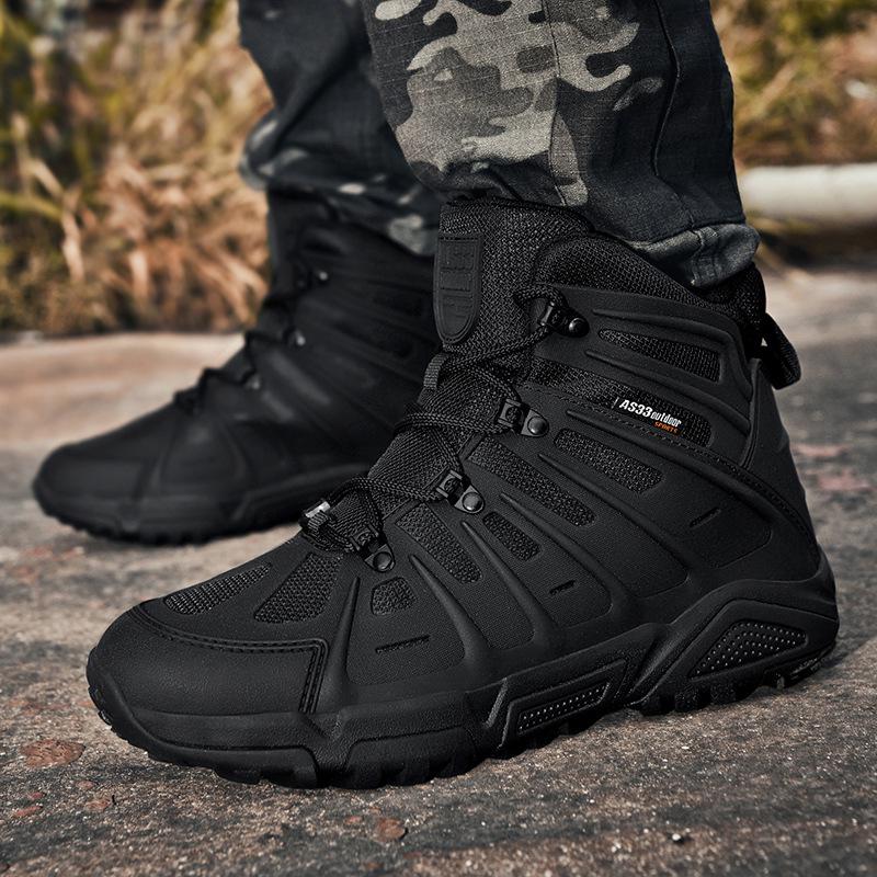

Breathable Outdoor Military Combat Hiking Boots - Wear-resistant, Large Size, Russian Special Forces Style 43