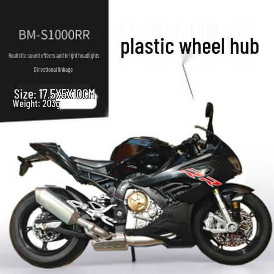 Kawasaki 1:12 Model de motocicleta din aliaj Ducati cu sunet pentru copii