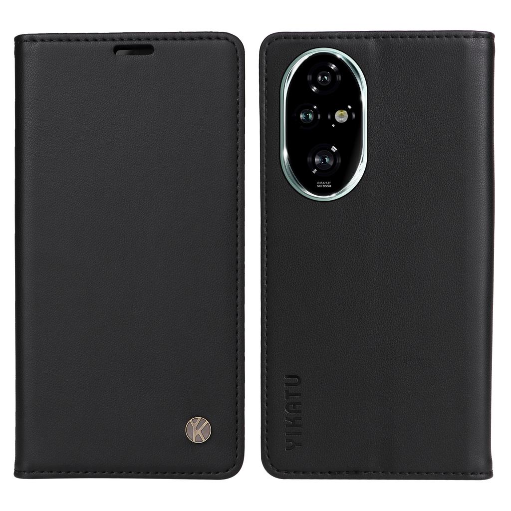 YIKATU YK-001 For Honor 200 Pro 5G PU Leather Wallet Stand Case Anti-Drop Cell Phone Cover