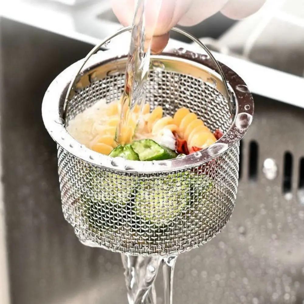Stainless Steel Sink Strainer Protection Against Clogging Drain Hole Filter Mesh Drain Cover Cover Drain Hole Food Catcher