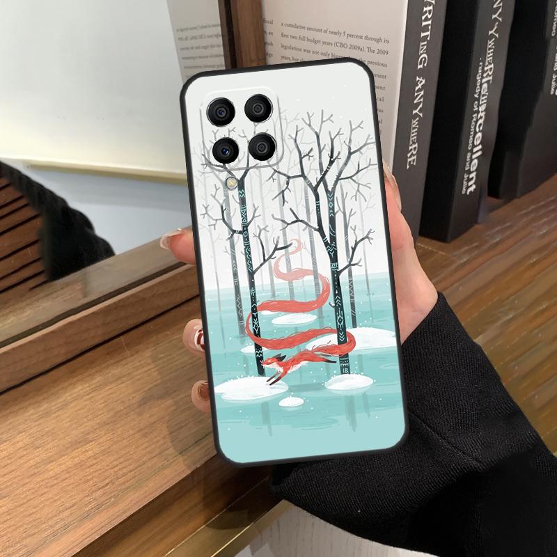 Winter Fox Foxes Case For Samsung Galaxy M35 M15 M55 M56 M36 M16 M06 M31 M13 M33 M53 M12 M32 M52 M14 M34 M54
