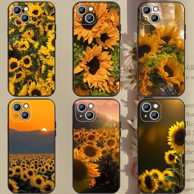 Sonnenblume Handyhülle für iPhone Samsung Galaxy Redmi Xiaomi Oppo OnePlus Note SA 7 8 9 10 11 12 13 14 20 21 22 23 53 54 Pro Max Plus Ultra TPU Soft