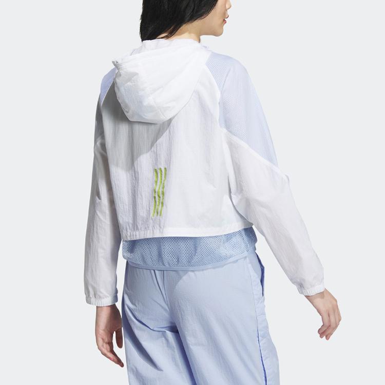 Adidas Neo Vibe Collective Windbreaker Women Outerwear Light-Pink Blue IA6723