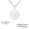 Dawapara Je Religioso HebreO YHWH Collar Nombre Antiguo de DIOS Jehová Yahvé Colgante Joyería de Acero Inoxidable