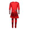 Collants rouges une pièce Costume d'Halloween Vêtements de scène