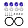 Multiple Colors Universal Front Rear Bumper Trunk Quick Release Fastener Kit with Release Tabs and O-Ring For Racing Drifting
